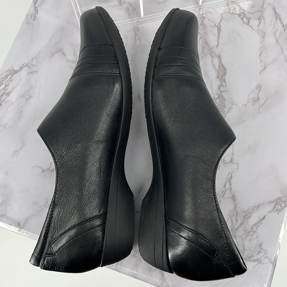 DANSKO Franny Black Milled Nappa Leather Slip On Sz 39 EU Natural Arch Comfy - Picture 4 of 10